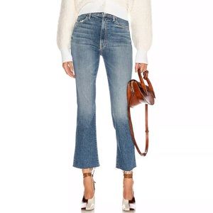 Mother Hustler Ankle Fray Jeans in We all Scream size 26